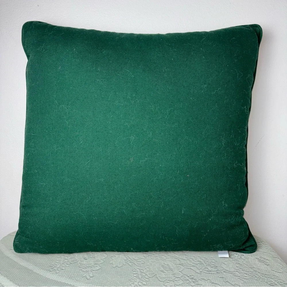Vintage Fashion Christmas Decorative Tapestry NOEL Pillow 16”‎ x 16”